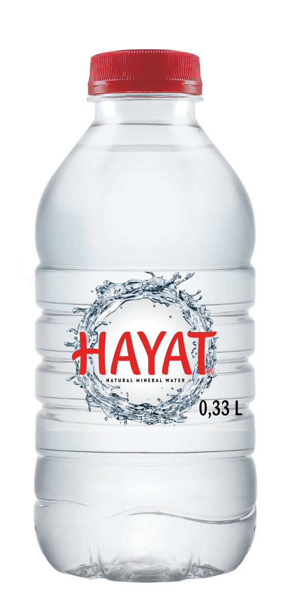 Hayat 330ml natural mineral water bottle