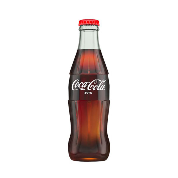 Coke Zero Glass Bottles (GB) 24x330ml OZDIL