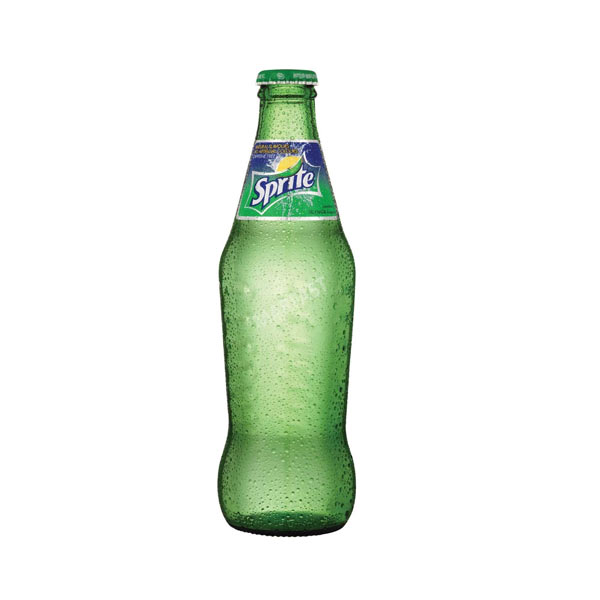mini sprite glass bottles